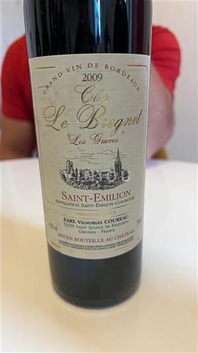 Bordeaux Saint-Émilion Clos Le Brégnet Les Graves 2009