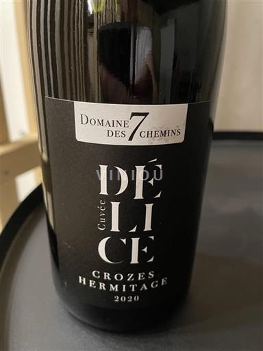 Rhônevallei Crozes-hermitage Domaine Des 7 Chemins Délice 2020