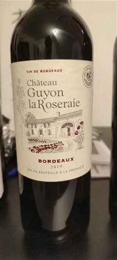 Bordeaux Château Guyon La Roseraie 2019