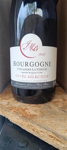 Bourgogne Ikke specificeret Domaine Jean-marc Bon Sélection 2018
