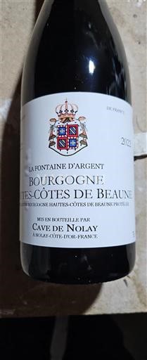 Burgundi Beaunen Ylämaat Cave De Nolay La Fontaine d'Argent 2022