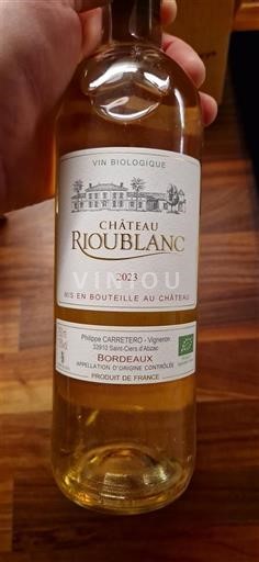 Bordeaux Château Rioublanc 2023