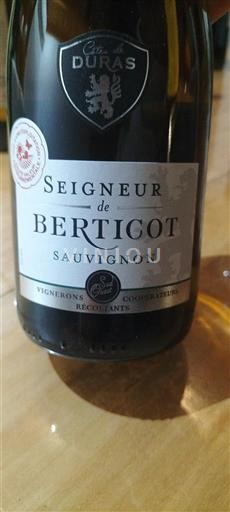 Südwestfrankreich Côtes de Duras Seigneur De Berticot Sauvignon 2023