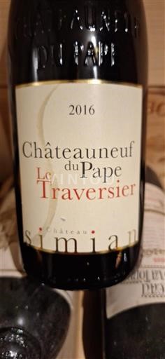 Valea Ronului Châteauneuf-du-Pape Château Simian Le Traversier 2016