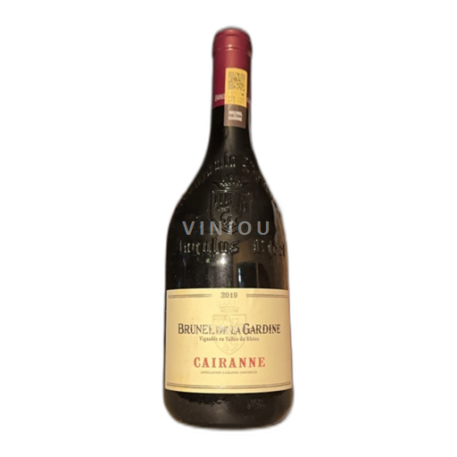 Vin Rouge sec Négoce Brunel de la Gardine 2019 France Vallée du Rhône Cairanne AOC