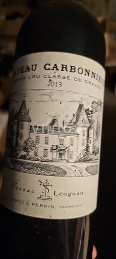 Bordeaux Pessac-Léognan Grand Cru Château Carbonnieux 2013