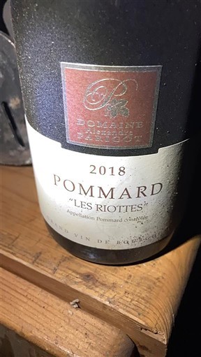 Borgoña Pommard Domaine Alexandre Parigot Les Riottes 2018