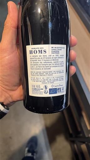 Languedoc Minervois Domaine Des Homs 2021