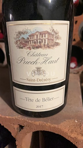 Languedoc Nespecificat Château Puech-Haut Tête de Bélier 2017