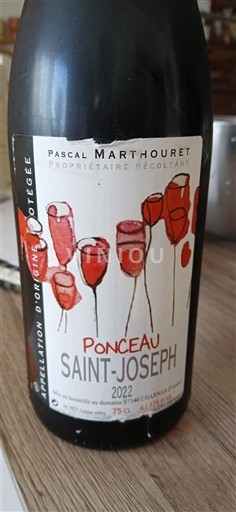 Rhônedalen Saint-Joseph Pascal Marthouret Ponceau 2022