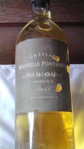 Sudoeste Côtes de Bergerac Château Malvieille Fontenille 2004