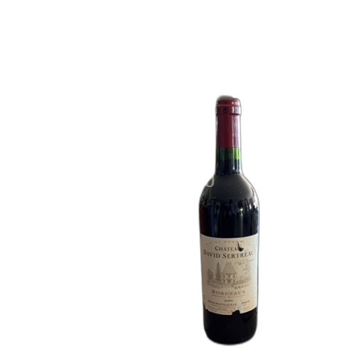 Vin Rouge sec Château David Sertreau 2004 France Bordeaux AOC