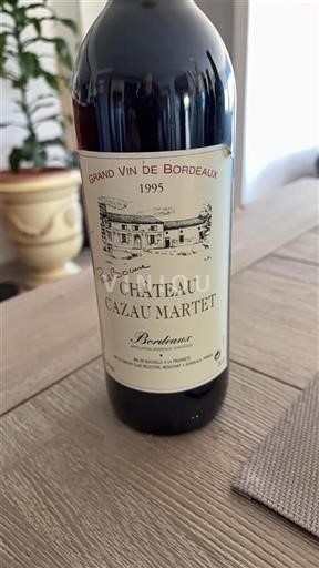 Bordeaux Château Cazau Martet 1995