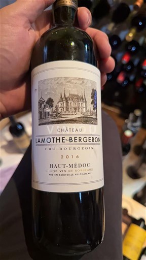 Bordeaux Haut-Médoc Cru Bourgeois Château Lamothe Bergeron 2016