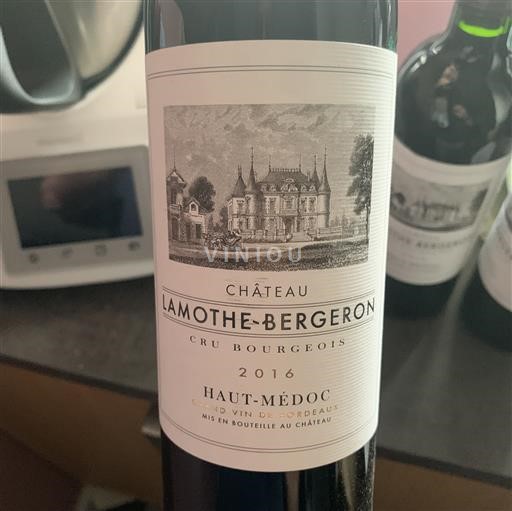 Burdeos Haut-Médoc Cru Bourgeois Château Lamothe Bergeron 2016
