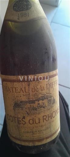 Valle del Rodano Côtes-du-Rhône Château La Diffre 1981