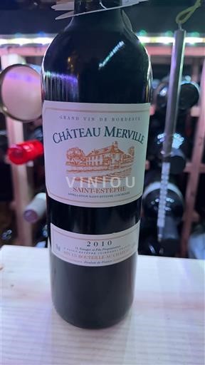 Bordeaux Saint-Estèphe Château Merville 2010
