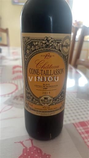Bordeaux Blaye-Côtes-de-Bordeaux Château Cone-Taillasson Sabourin 2015