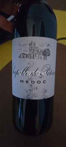 Bordeaux Médoc Chapelle De Potensac 2005
