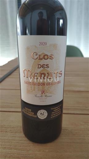 Bordeaux Saint-Émilion Grand Cru Clos Des Menuts 2020
