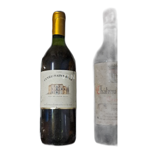 Languedoc och Roussillon Pays d'Oc Château Saintjean Icke årgångsbetecknad