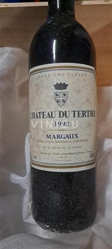 Bordeaux Margaux Grand Cru Château Tertre 1992