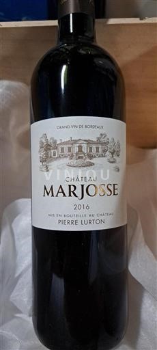 Bordeaux Määrittelemätön Château Marjosse 2016
