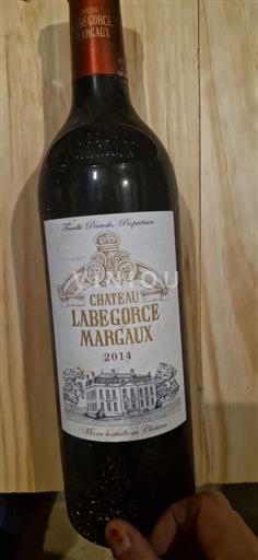 Bordeaux Margaux Labegorce 2014