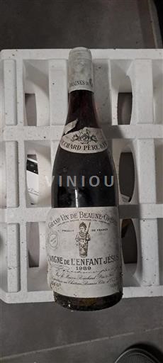 Bourgogne Ikke specificeret Premier Cru Bouchard Père & Fils Vigne de l'Enfant Jésus 1989