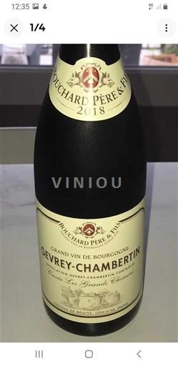 Burgundy Gevrey-Chambertin Bouchard Père & Fils Les Grands Chemins 2018