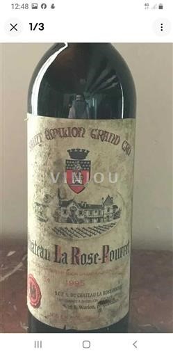 Bordeaux Saint-Émilion Grand Cru Grand Cru Château La Rosepourret 1995