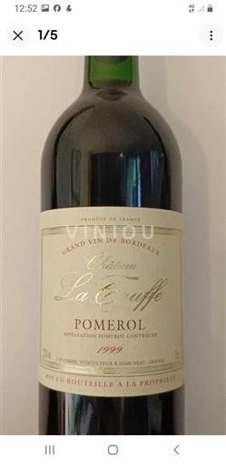 Bordeaux Pomerol Château La Truffe 1999