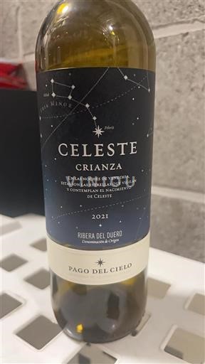 Vin Rouge sec Celeste Crianza Pago del Cielo 2021 Espagne Castille et León Ribera del Duero DO