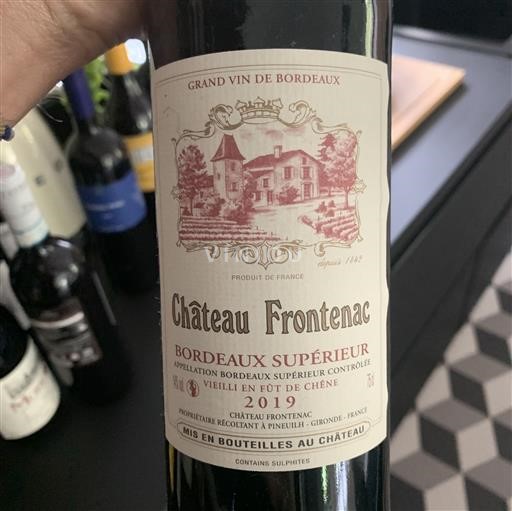 Bordeaux Bordeaux supérieur Château Frontenac 2019