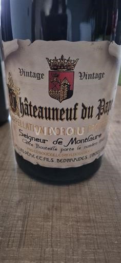 Rhônedalen Châteauneuf-du-Pape Clos Des Papes Seigneur de Montlaur Icke årgångsbetecknad