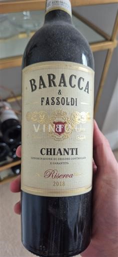 Toscane Chianti Baracca & Fassoldi Riserva 2018