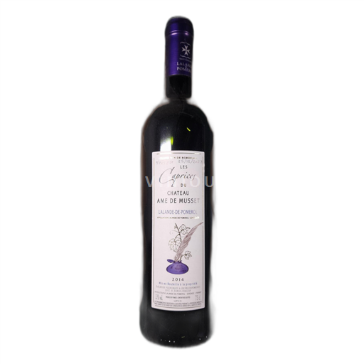 Bordeaux Lalande-de-pomerol Château Ame de Musset Les Caprices 2014