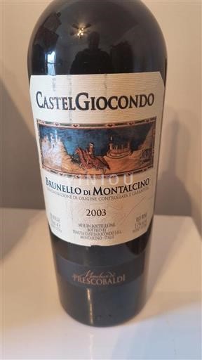 Tuscan Wines Brunello di Montalcino Castelgiocondo 2003