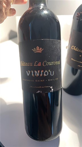 Bordeaux Montagne Saint-Émilion Château La Couronne Réserve 2019