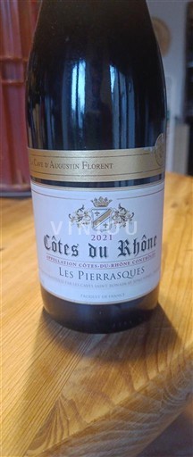 Vallée du Rhône Côtes-du-rhône LA CAVE D'AUGUSTIN FLORENT LES PIERRASQUES 2021