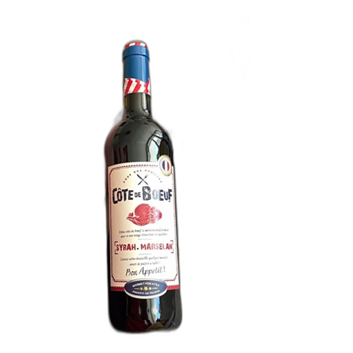 Vin Rouge sec Côte de Boeuf 2020 France Languedoc et Roussillon Pays d'oc IGP