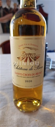 Bordeaux Sainte-Croix-Du-Mont Château Bern 2020