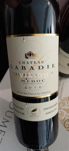 Bordeaux Médoc Cru Bourgeois Château Labadie 2010