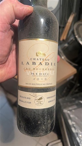 Bordeaux Médoc Cru Bourgeois Château Labadie 2010
