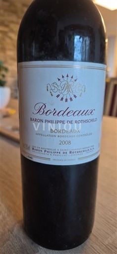 Bordeaux Baron Philippe De Rothschild 2008