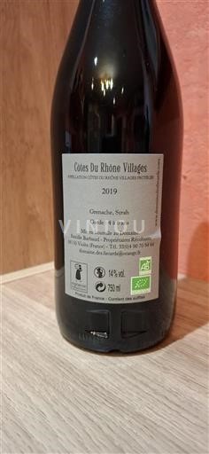 Rhône-dalen Côtes-du-Rhône-Villages Domaine Des Favards 2019