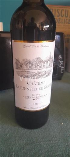 Bordeaux Blaye-Côtes-de-Bordeaux Château La Tonnelle De Grillet 2022