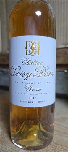 Bordeaux Barsac Grand Cru Château Doisydaëne 2012