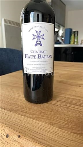 Burdeos Lalande-de-Pomerol Haut Ballet 2019