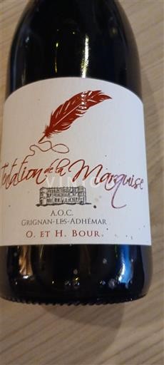 Rhône-dalen Grignan-les-Adhémar O. Et H. Bour Tentation de la Marquise 2021